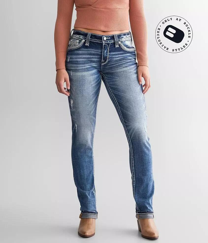 Rock Revival Cyrus Mid-Rise Straight Stretch Jean Cover