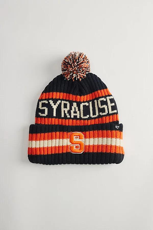 '47 Brand NCAA Syracuse University Bering Cuffed Beanie in Navy Cover