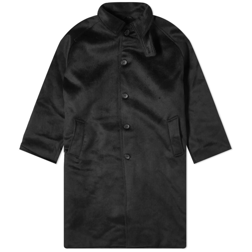 MKI Men's Wool Car Coat in Black Cover