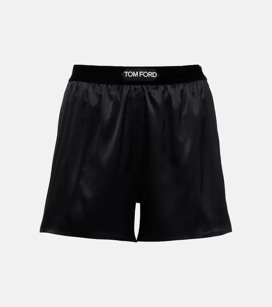 Tom Ford Silk-blend shorts Cover