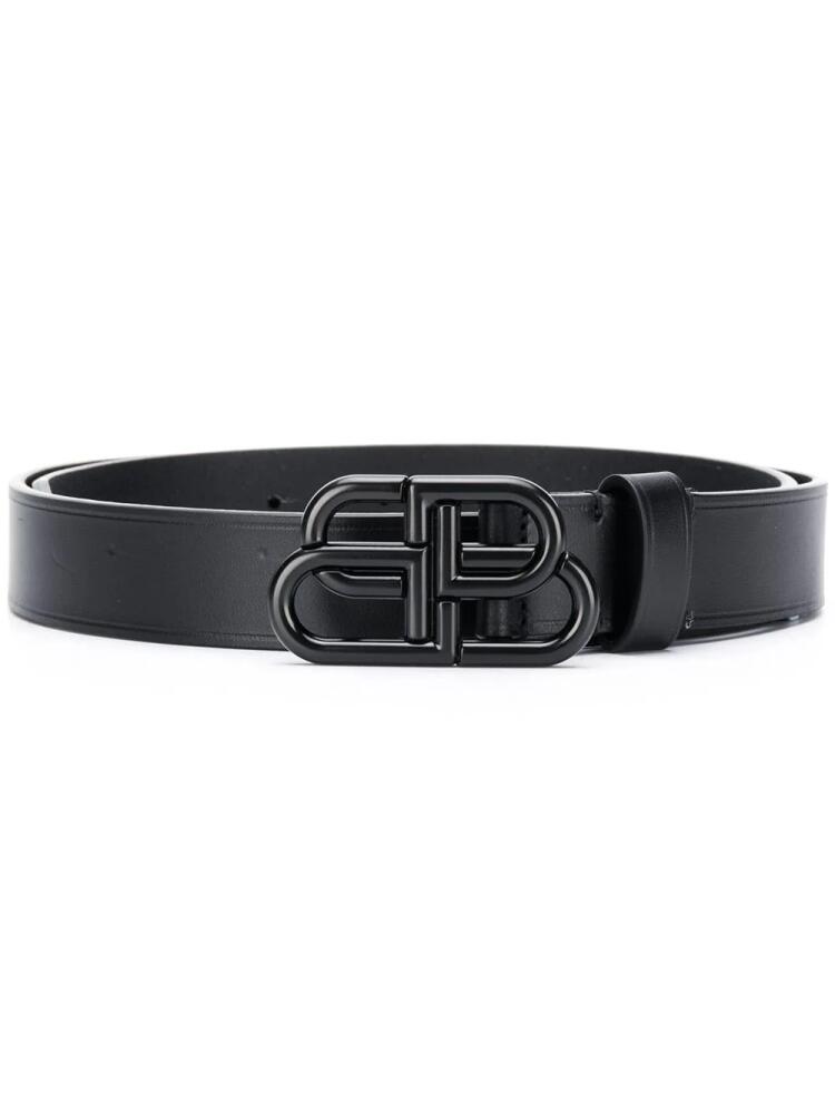 Balenciaga BB thin belt - Black Cover