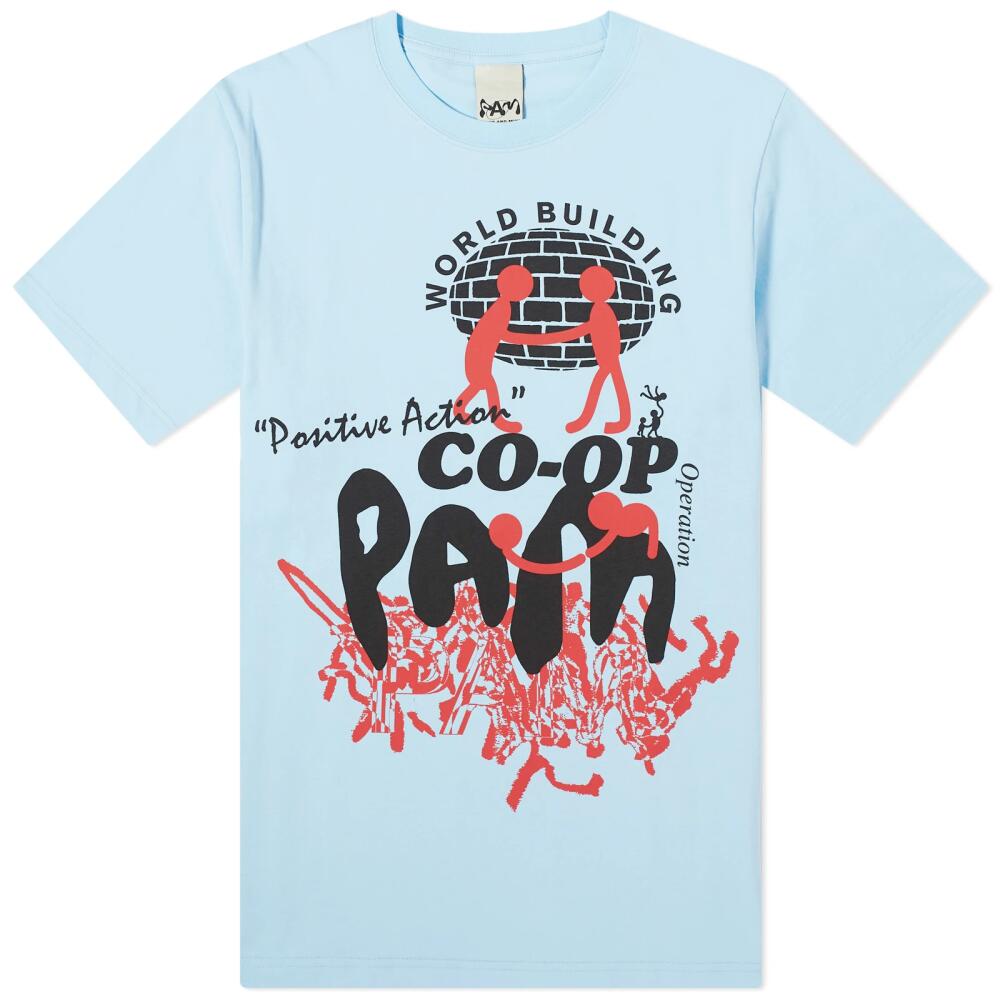 P.A.M. Men's Co-op T-Shirt in Blue Mist Cover