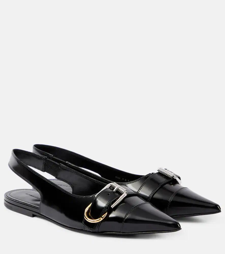 Givenchy Voyou leather slingback flats Cover