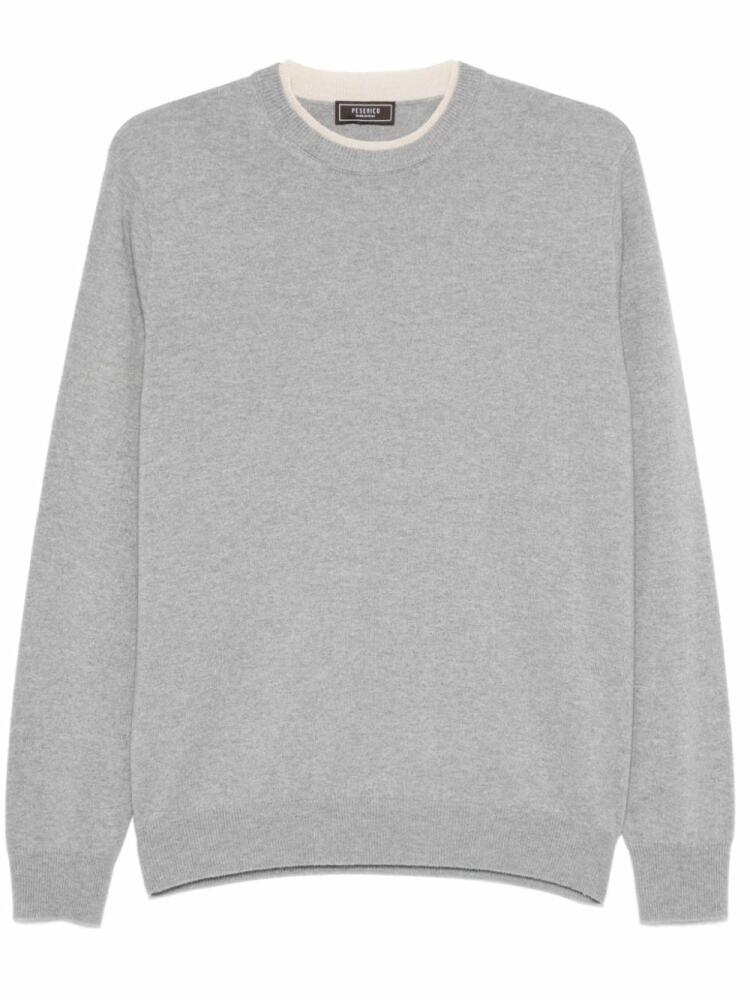 Peserico layered-detail sweater - Grey Cover