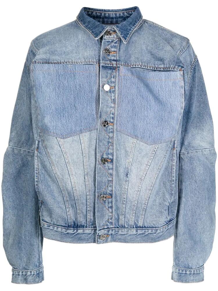 Natasha Zinko button-up denim jacket - Blue Cover