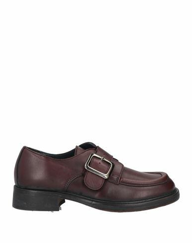 Moma Woman Loafers Burgundy Soft Leather Cover