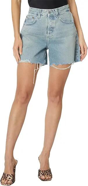 AG Jeans Clove Shorts High-Rise Baggy Fit in 21 Years Road Trip (21 Years Road Trip) Women's Shorts Cover