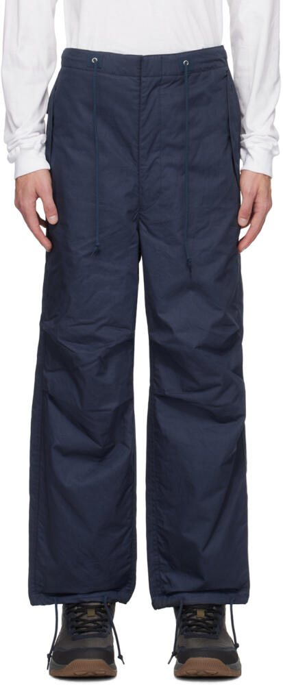 nanamica Navy Drawstring Trousers Cover