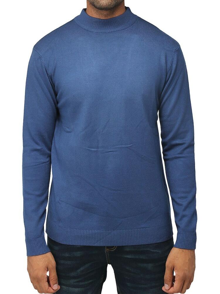 X Ray Men's Mockneck Sweater - Ink Blue Cover