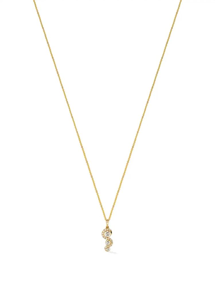 Lark & Berry 18kt gold Wave diamond necklace Cover