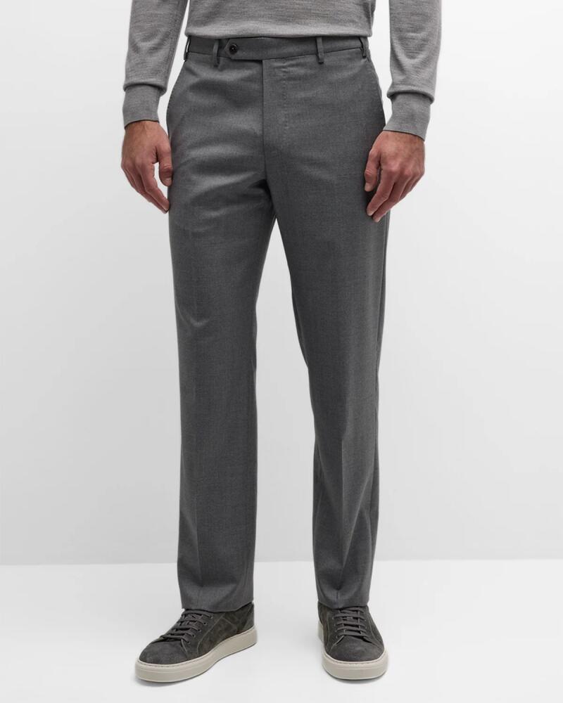 Zanella Men's Devon Wool Serge Trousers Cover