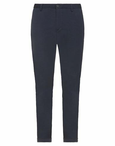 At. p.co Man Pants Midnight blue Cotton, Polyester, Elastane Cover