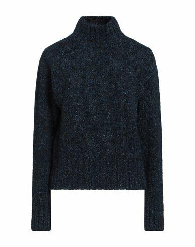 Iris Von Arnim Woman Turtleneck Midnight blue Wool, Cashmere, Polyamide Cover