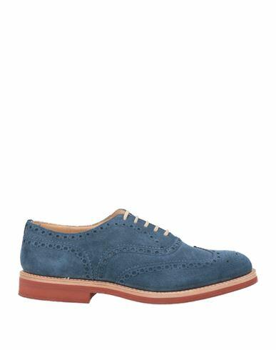 Church's Man Lace-up shoes Slate blue Calfskin Cover