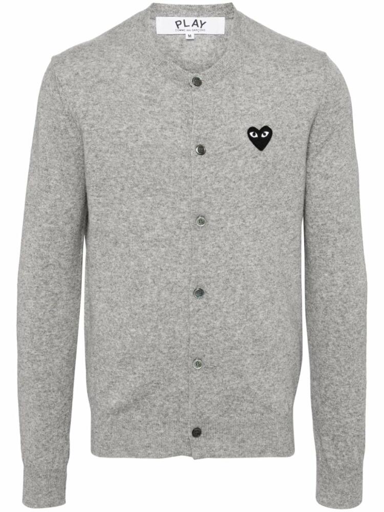 Comme Des Garçons Play wool cardigan - Grey Cover