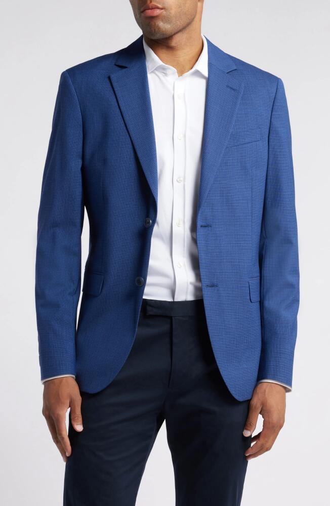 Nordstrom Trim Fit Textured Wool Sport Coat in Blue Cestino Weave Cover