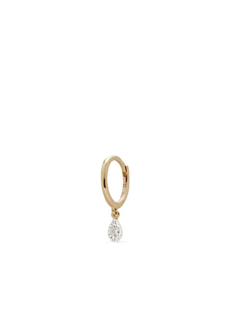 Monica Vinader 14kt recycled yellow gold diamond earring Cover