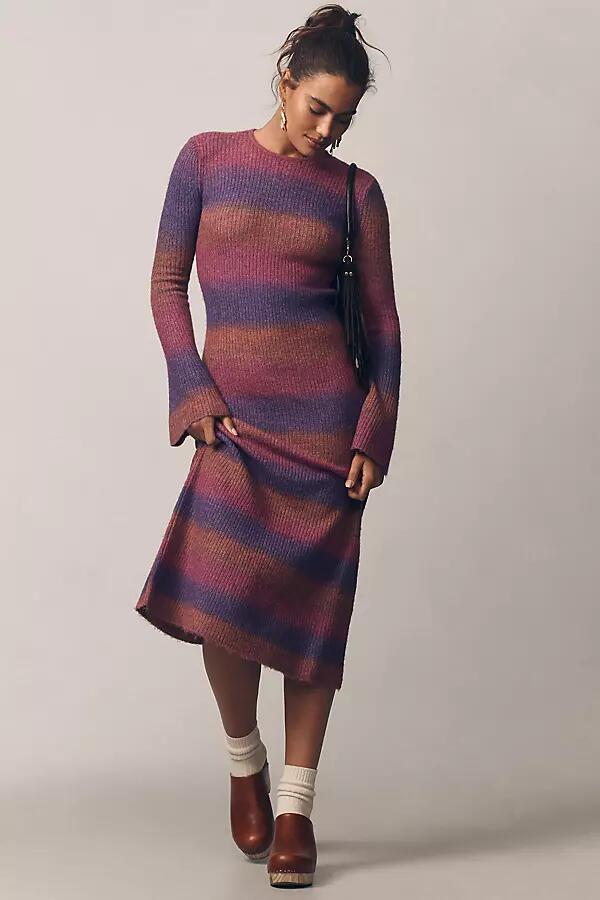 Simon Miller Axon Long-Sleeve Knit Midi Dress Cover