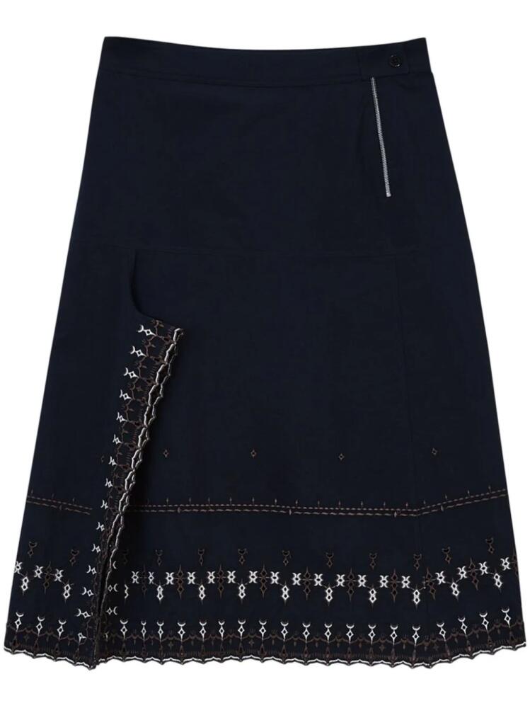 LEMAIRE Embroidered Skirt - Black Cover