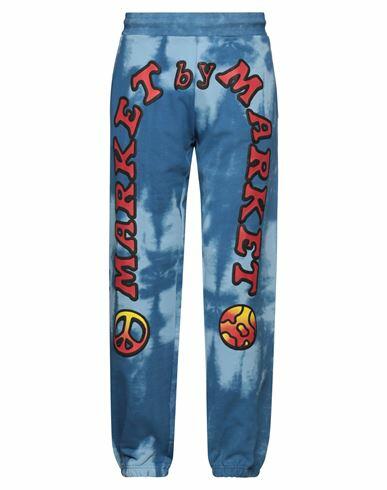 Market Man Pants Blue Cotton Cover