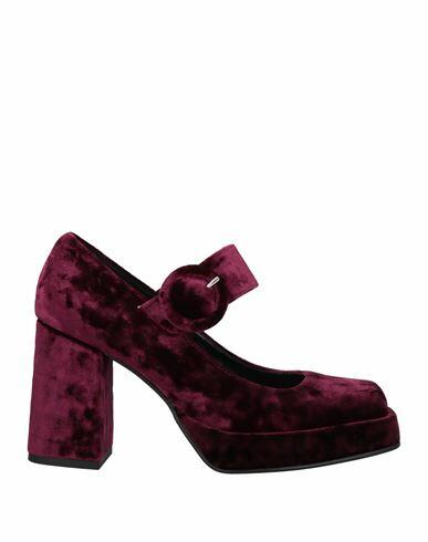 Divine Follie Woman Pumps Purple Textile fibers Cover