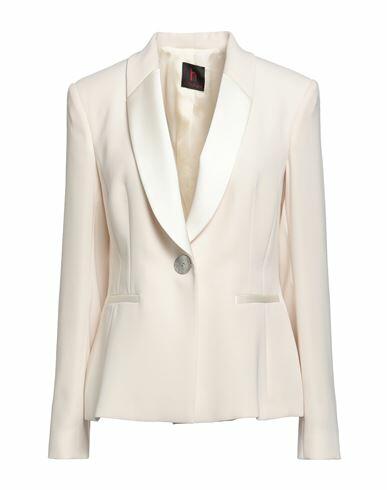 Hanita Woman Blazer Ivory Polyester, Elastane Cover