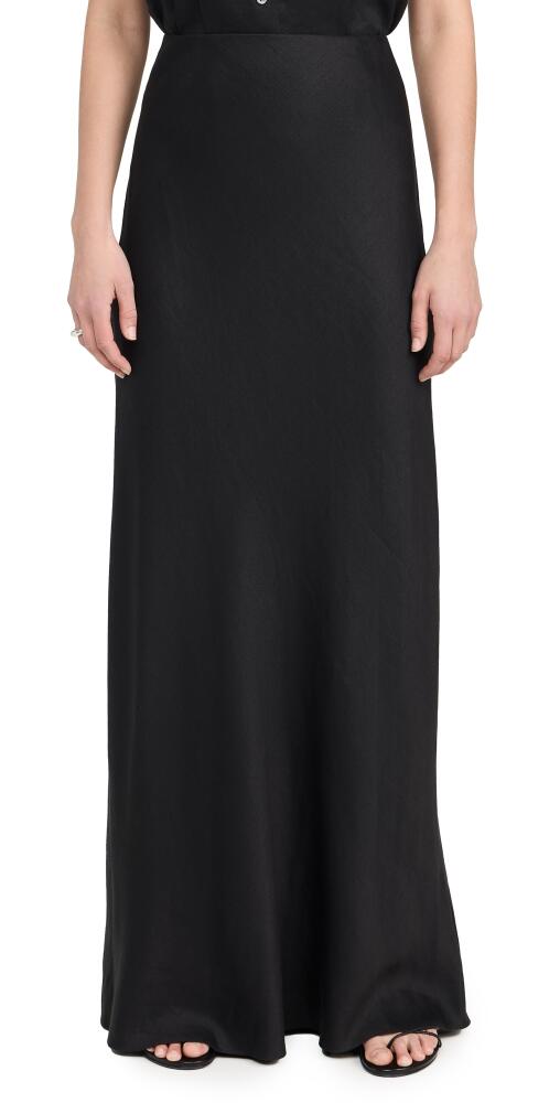 Theory Fluid Maxi Skirt Black Cover