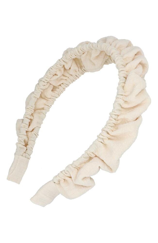 L. Erickson Frankie Headband in Cream Cover