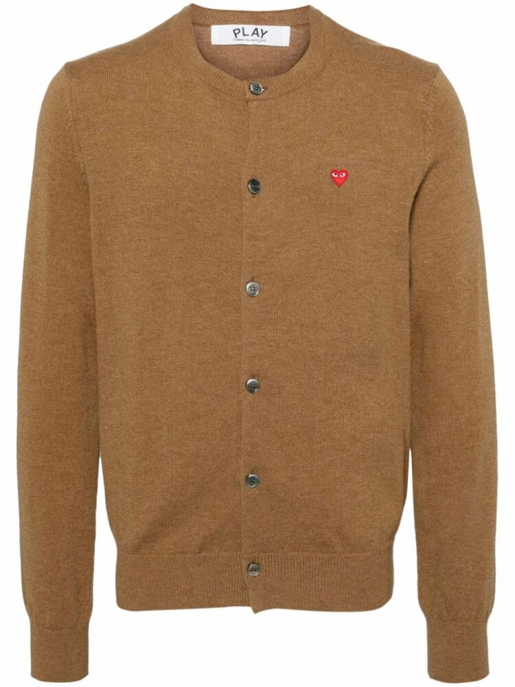 Comme Des Garçons Play wool cardigan - Brown Cover