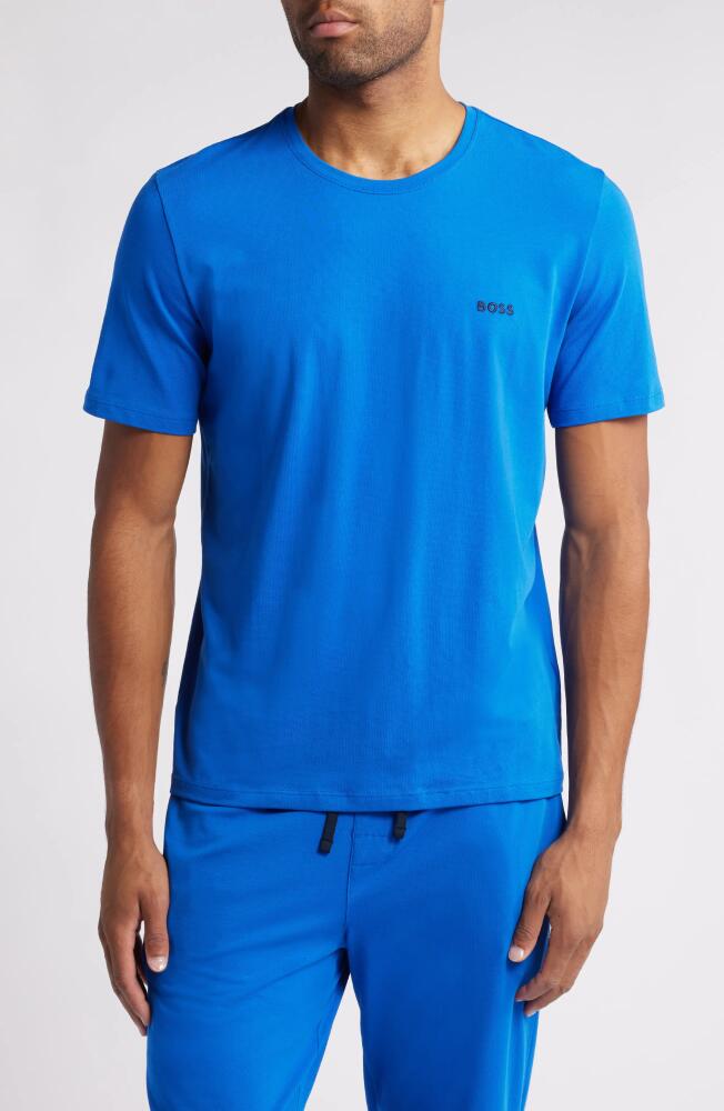 BOSS Mix Match Pajama T-Shirt in Bright Blue Cover