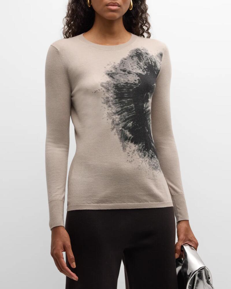 TSE Cashmere Superfine Brushstroke Cashmere Sweater Cover