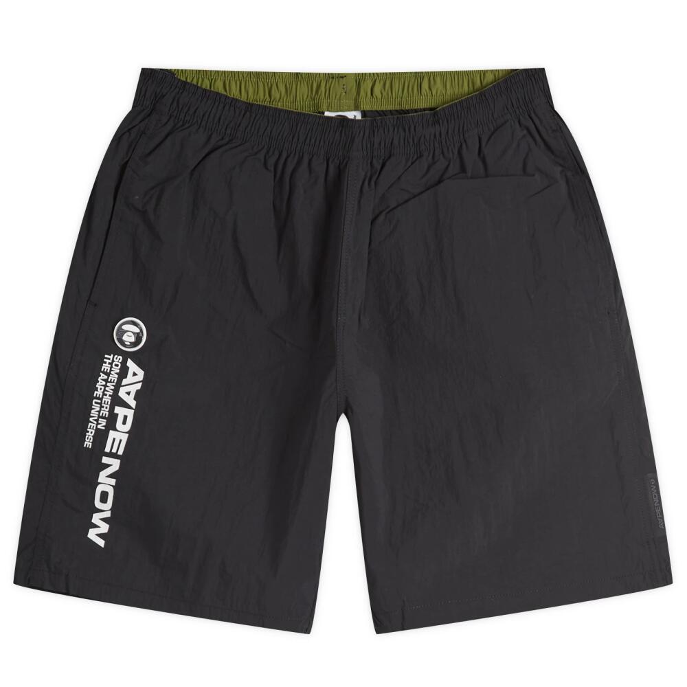 Men's AAPE Nylon Short in Black Cover