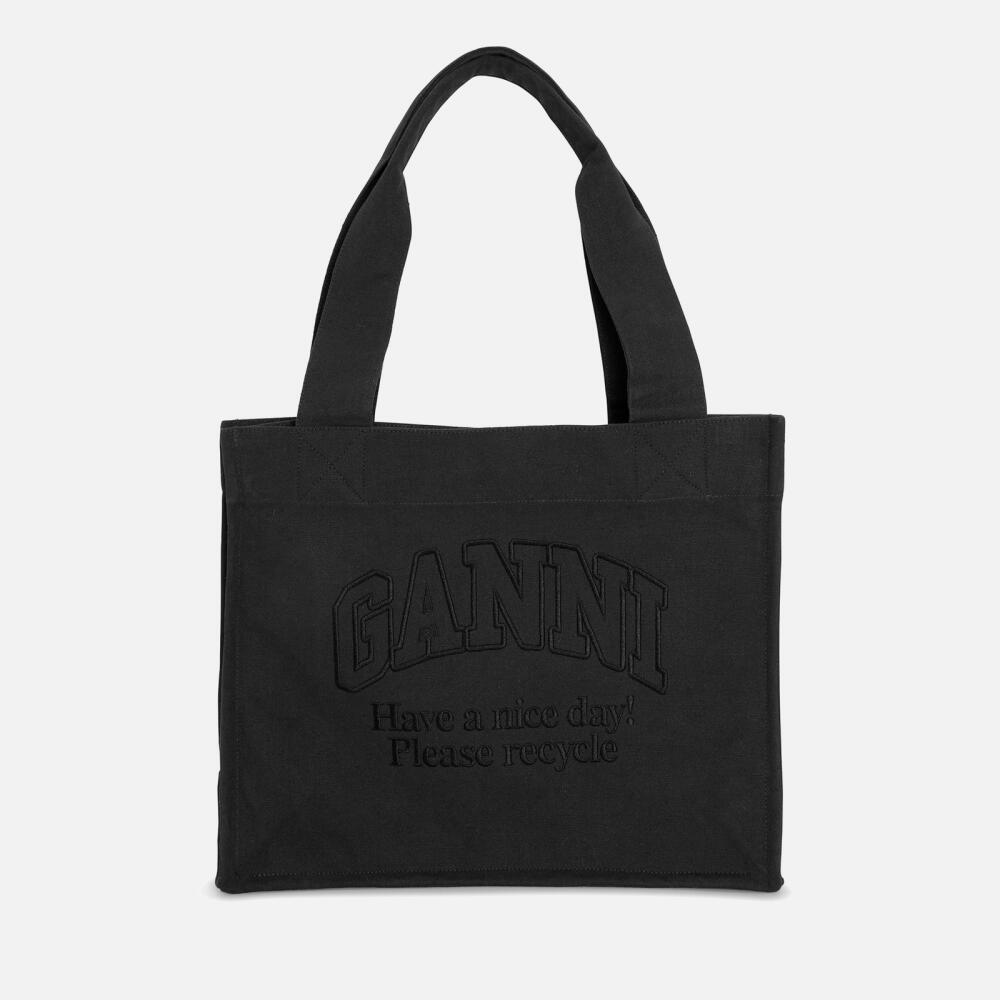 Ganni Large Easy Recycled Canvas Tote Bag Cover