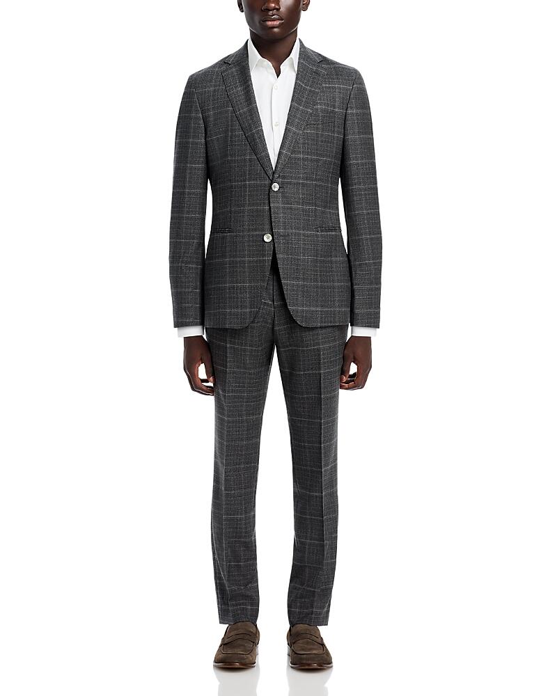 Boss H-Huge Tonal Windowpane Slim Fit Suit Cover