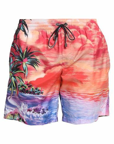 Dolce & gabbana Man Swim trunks Orange Polyester Cover