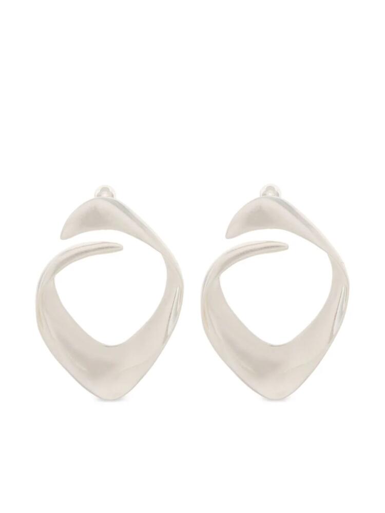 Cult Gaia Lola brass earrings - Silver Cover