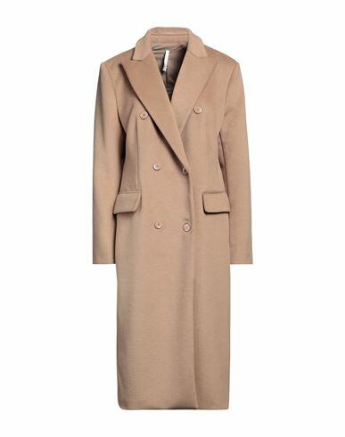 Imperial Woman Coat Camel Polyester, Viscose Cover