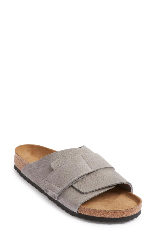 Birkenstock Kyoto Desert Slide Sandal in Whale Gray Cover