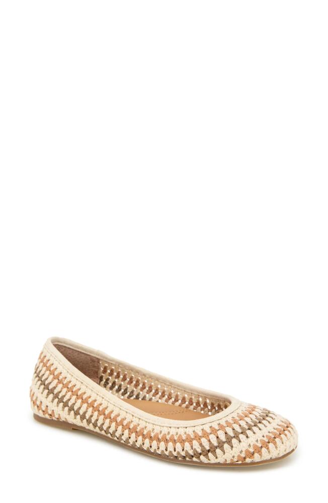 GENTLE SOULS BY KENNETH COLE Mable Macramé Flat in Tan Multi Fabric Cover