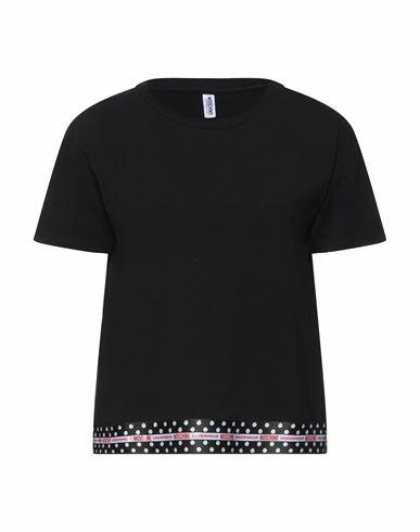 Moschino Woman Undershirt Black Cotton, Elastane Cover