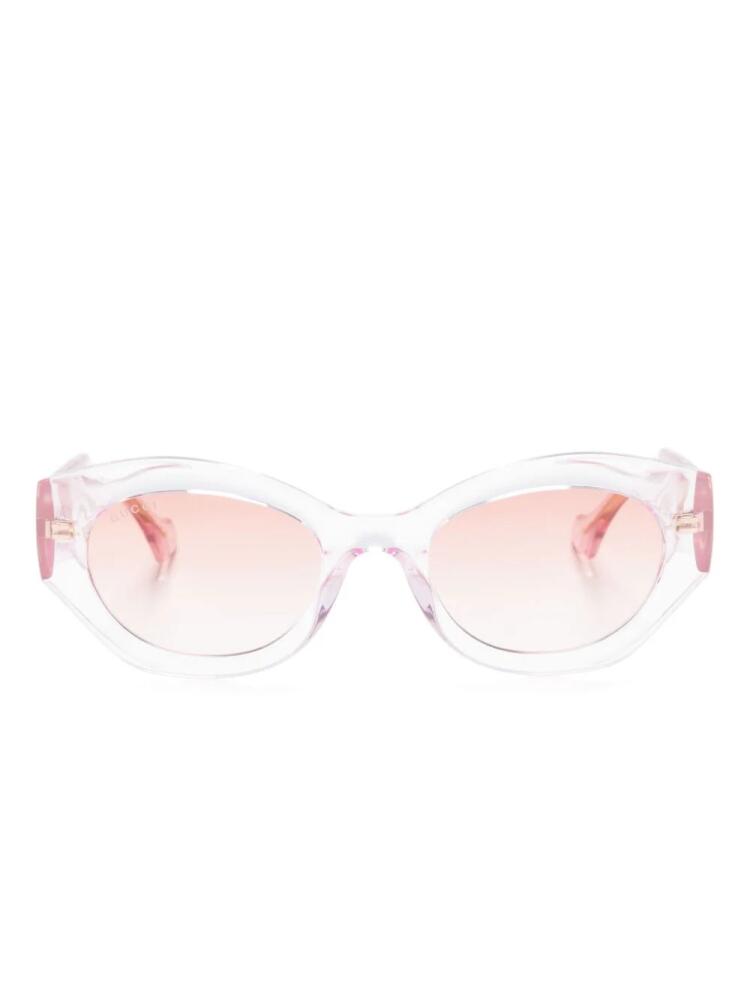 Gucci Eyewear cat-eye sunglasses - Pink Cover