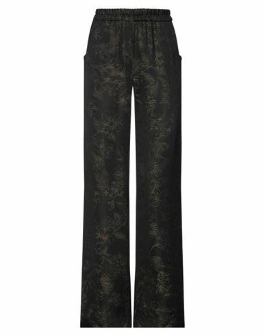 Momoní Woman Pants Black Acetate, Viscose Cover