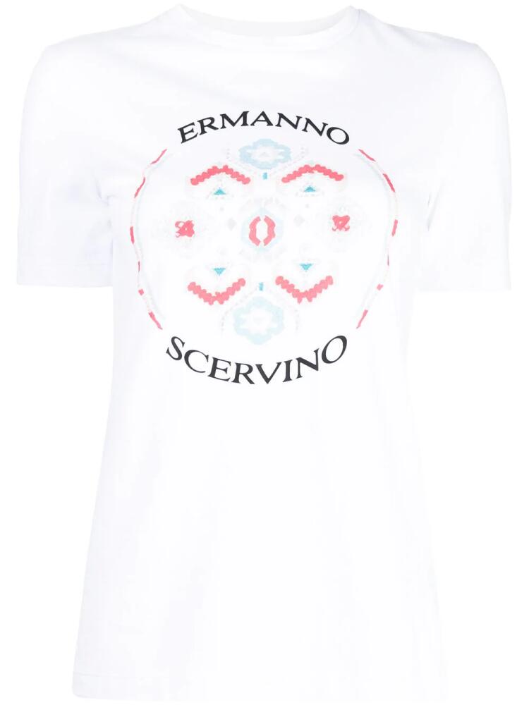 Ermanno Scervino slim fit short-sleeve t-shirt - White Cover