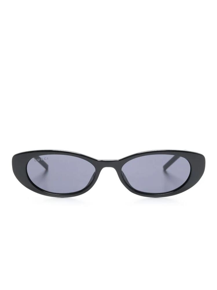 Gucci Eyewear oval-frame sunglasses - Black Cover