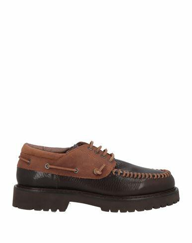 Kj⌀re Project Man Lace-up shoes Dark brown Leather Cover