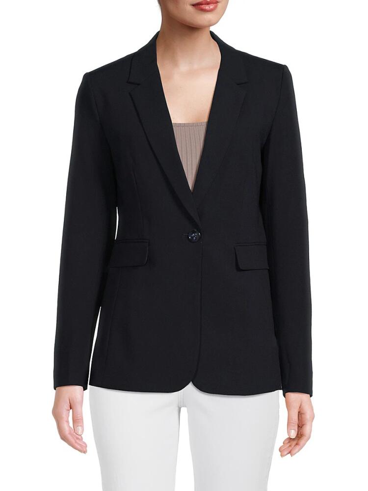 DKNY Women's Single Button Blazer - Classic Navy Cover