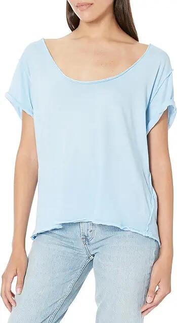 Free People Dylan Tee (Dream Blue) Women's Clothing Cover