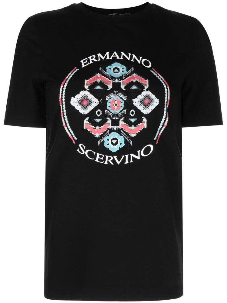 Ermanno Scervino slim fit t-shirt - Black Cover