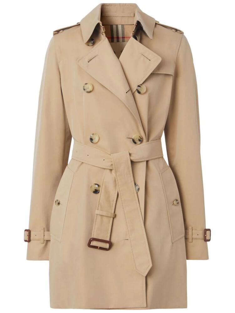 Burberry The Short Kensington Heritage trench coat - Neutrals Cover