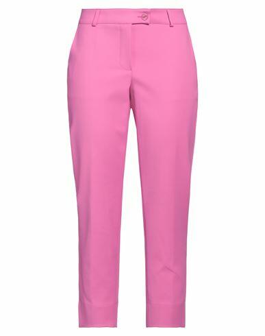 Maison Common Woman Pants Fuchsia Cotton, Polyamide, Elastane Cover